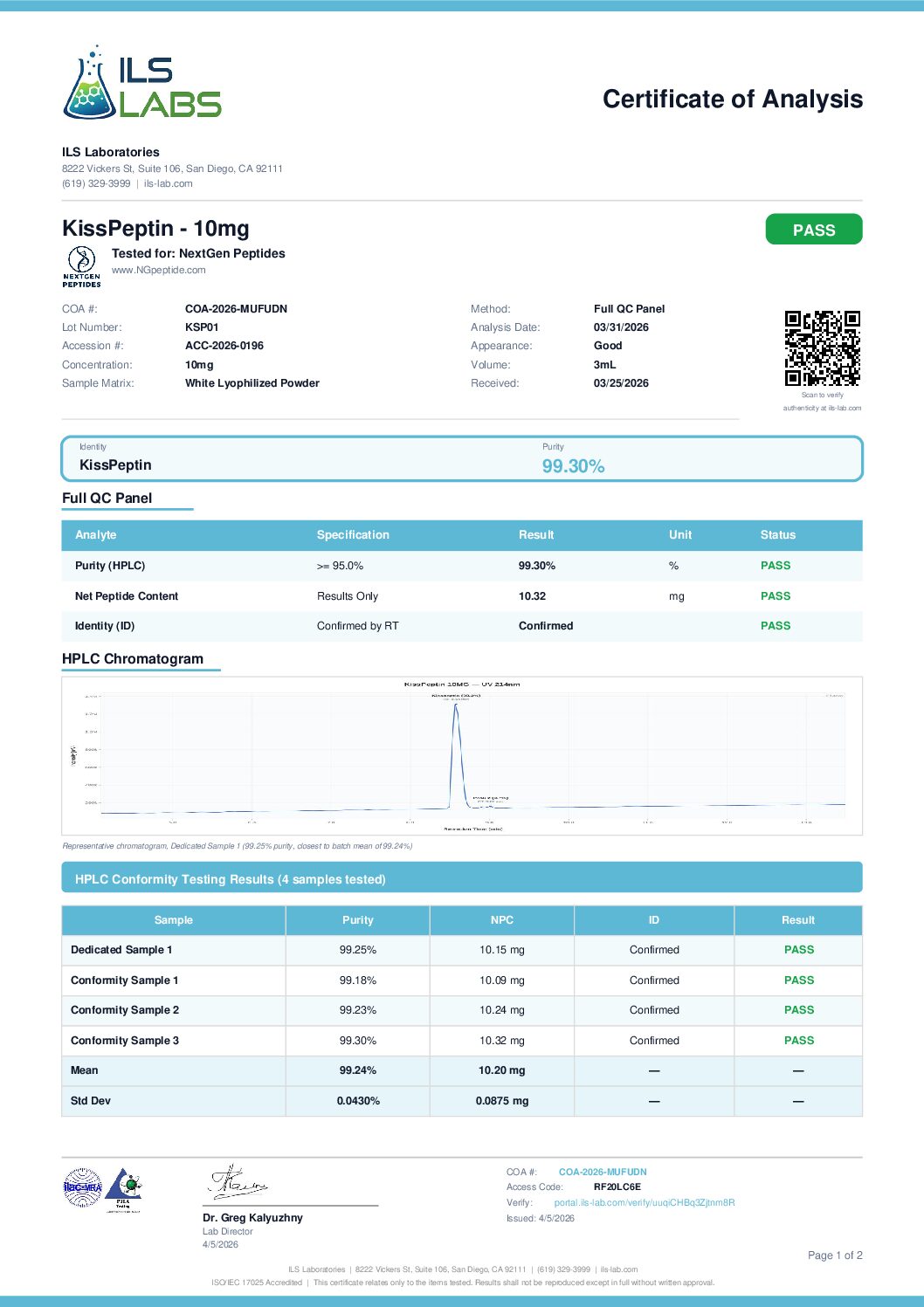 nextgen-peptides-KSP01-sIdTLZ (1) KissPeptin - Image 2